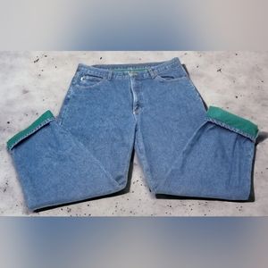 LL Bean Men's Double Lined Jeans Relaxed Fit 40" x 30"